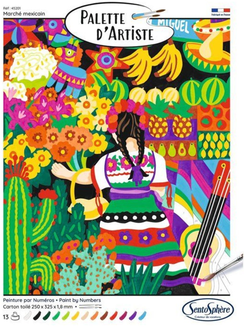 Loisir créatif - Palette d'Art Marché Mexicain Vert - Kiabi