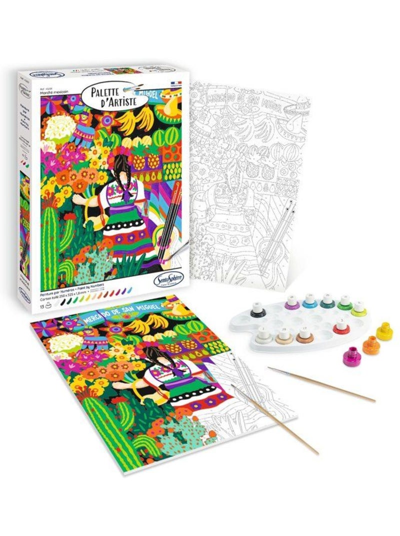 Loisir créatif - Palette d'Art Marché Mexicain Vert - Kiabi