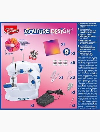 Loisirs créatifs - Machine à coudre Fashion - Maped