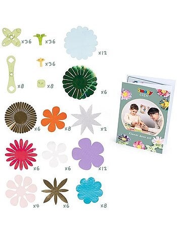 Loisirs créatifs - Set Créa Déco Fleurs - Smoby - Fabriqué en France