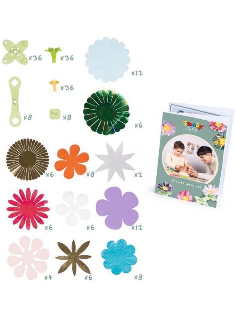 Loisirs créatifs - Set Créa Déco Fleurs - Smoby - Fabriqué en France N/A - Kiabi