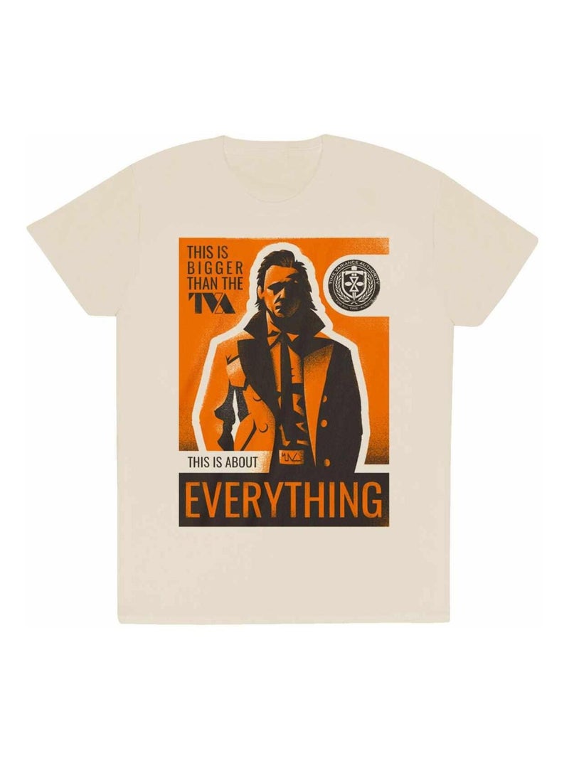 Loki - T-shirt SEASON 2- EVERYTHING Blanc cassé - Kiabi