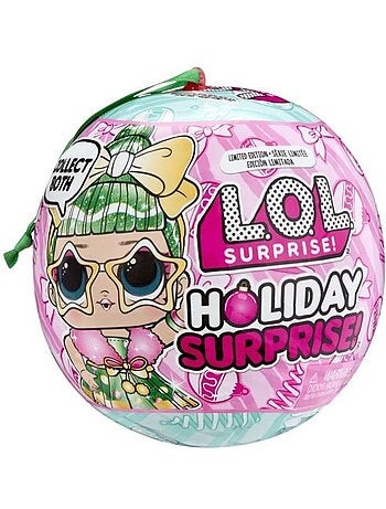 Lol holiday surprise - poupée aléatoire à collectionner - fêtes de fin d'année