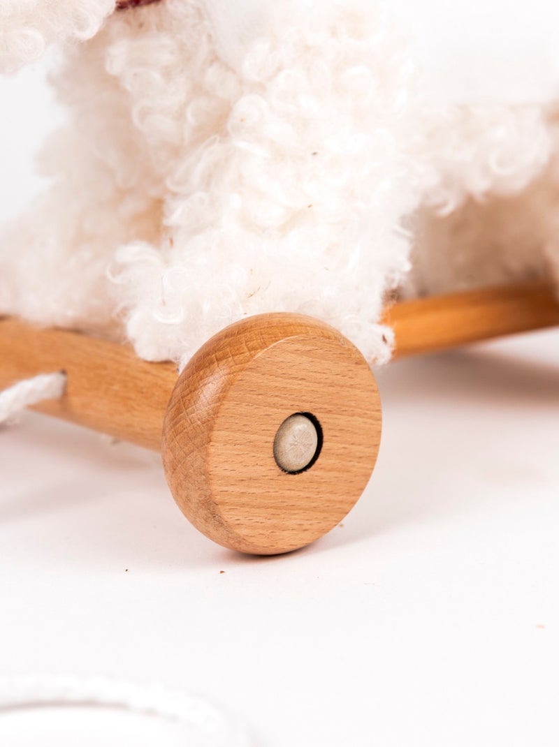 Lola le chien à tirer Blanc - Kiabi