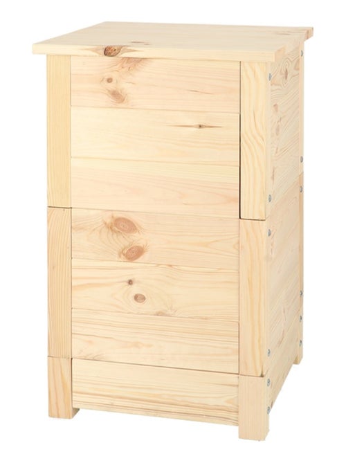 Lombricomposteur en bois naturel - Kiabi