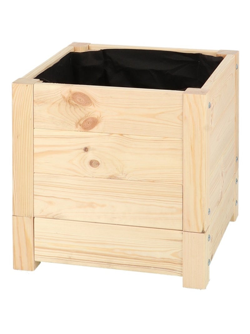 Lombricomposteur en bois naturel Beige - Kiabi