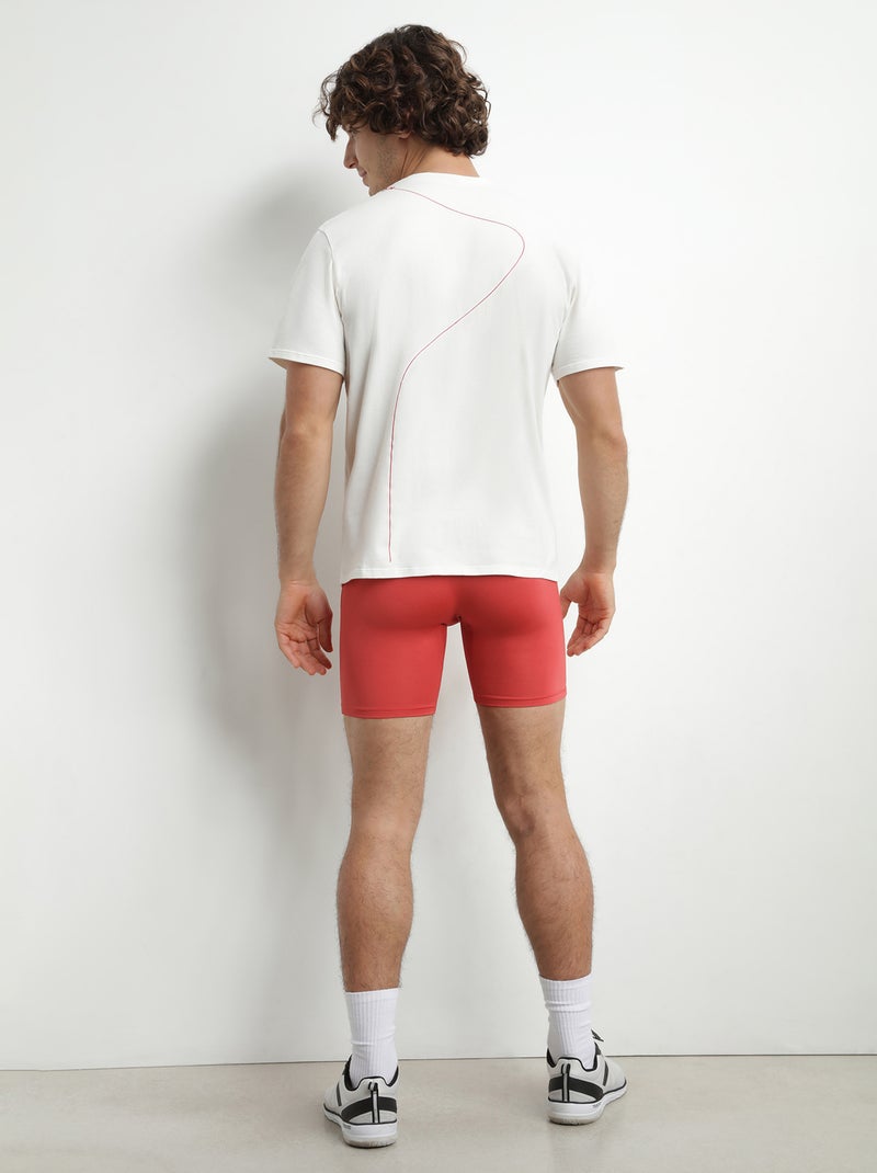 Long Boxer de sport Dim Move Rouge clair - Kiabi