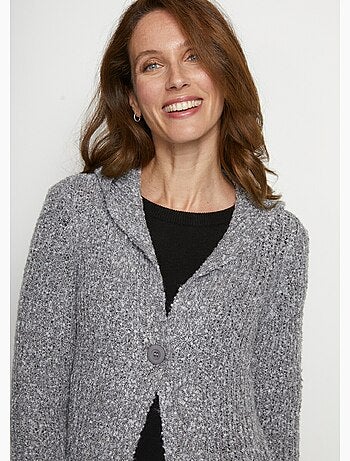 Long gilet à capuche - Afibel