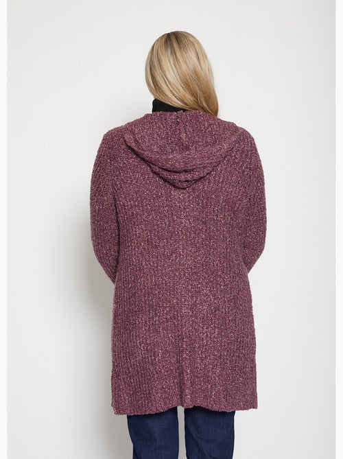 Long gilet à capuche - Afibel - Kiabi