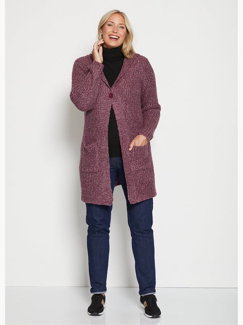 Long gilet à capuche - Afibel - Kiabi