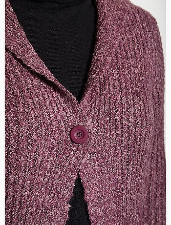 Long gilet à capuche