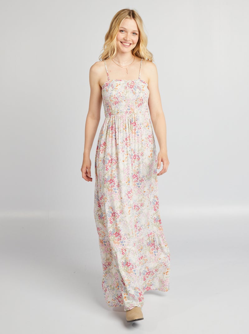 Longue robe à fleurs 'JDY' Multicolore - Kiabi