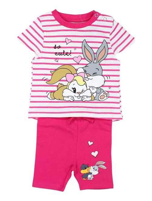 Looney Tunes - Ensemble ​​T-shirt legging bébé fille Imprimé Bugs Bunny - Kiabi