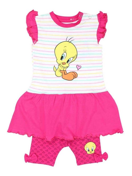 Looney Tunes - Ensemble ​​T-shirt legging Imprimé Titi - Kiabi