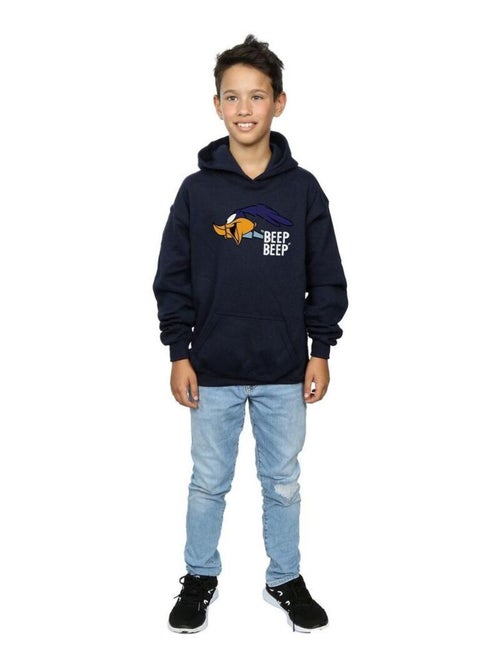 Looney Tunes - Sweat à capuche BEEP BEEP - Kiabi Looney Tunes - Sweat à capuche BEEP BEEP - Kiabi