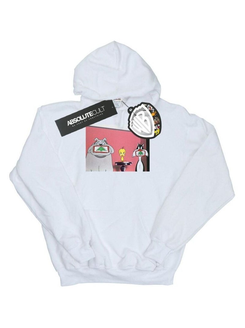 Looney Tunes - Sweat à capuche Blanc - Kiabi