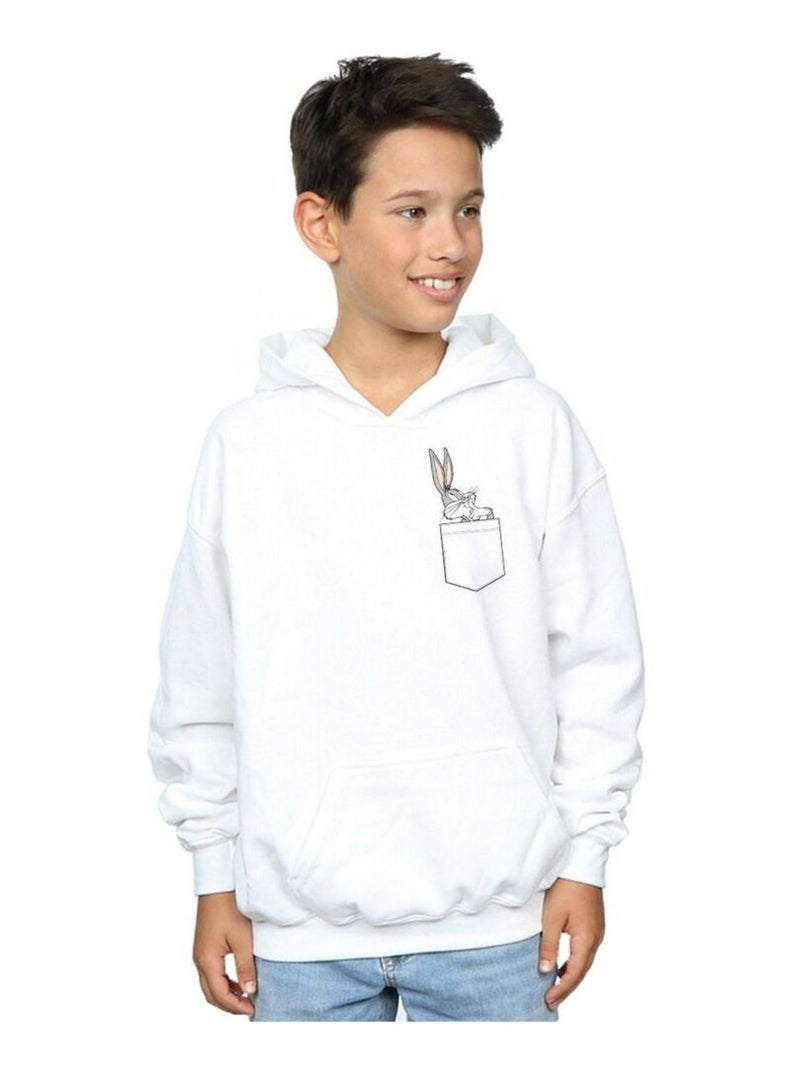 Looney Tunes - Sweat à capuche Blanc - Kiabi