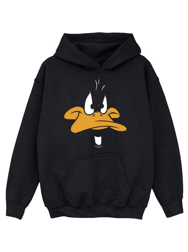 Looney Tunes - Sweat à capuche (Daffy Duck) Noir - Kiabi