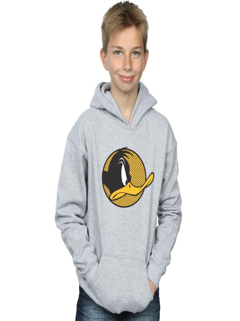 Looney Tunes - Sweat à capuche Gris chiné - Kiabi