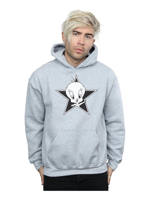 Looney Tunes - Sweat à capuche TWEETY PIE MONO STAR - Kiabi