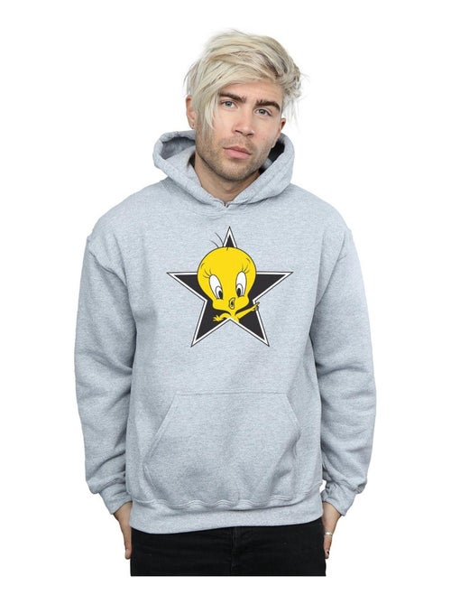 Looney Tunes - Sweat à capuche TWEETY PIE STAR - Kiabi