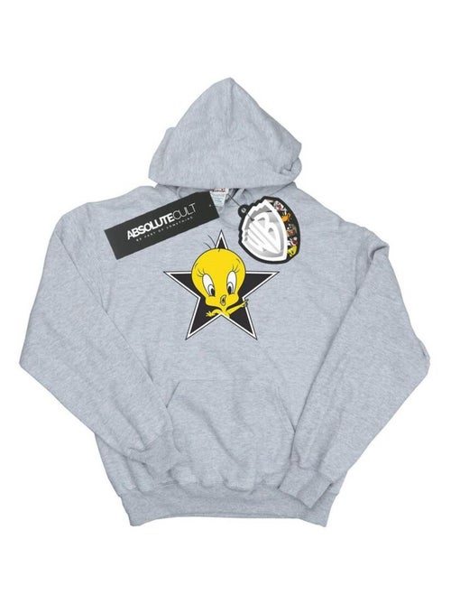 Looney Tunes - Sweat à capuche TWEETY PIE STAR - Kiabi