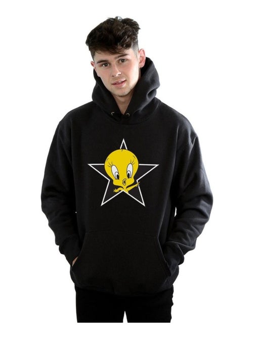 Looney Tunes - Sweat à capuche TWEETY PIE STAR - Kiabi