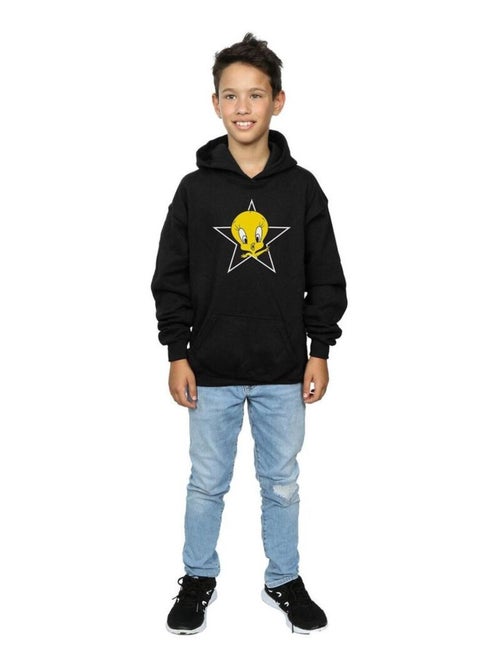 Looney Tunes - Sweat à capuche TWEETY PIE STAR - Kiabi