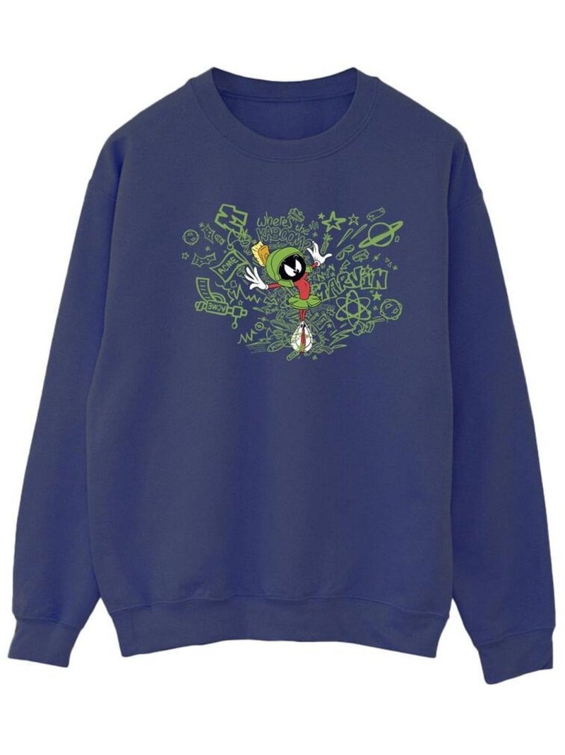 Looney Tunes - Sweat ACME Bleu marine - Kiabi