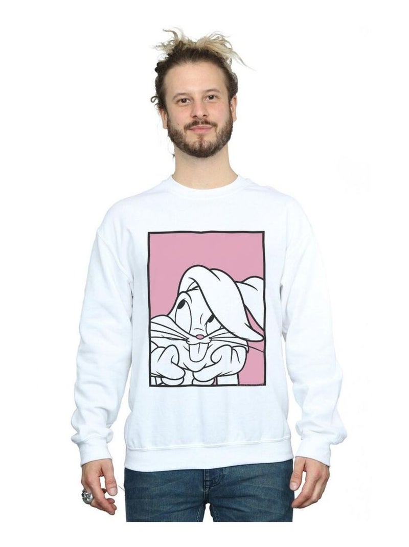 Looney Tunes - Sweat ADORE Blanc - Kiabi