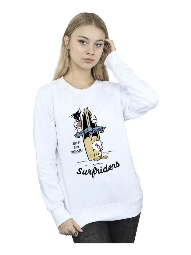 Looney Tunes - Sweat Blanc - Kiabi