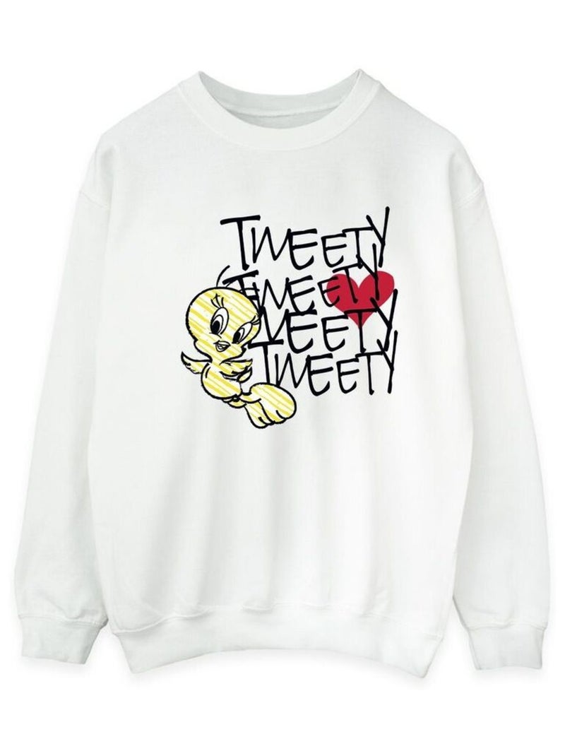 Looney Tunes - Sweat Blanc - Kiabi