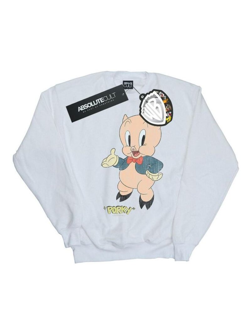 Looney Tunes - Sweat Blanc - Kiabi