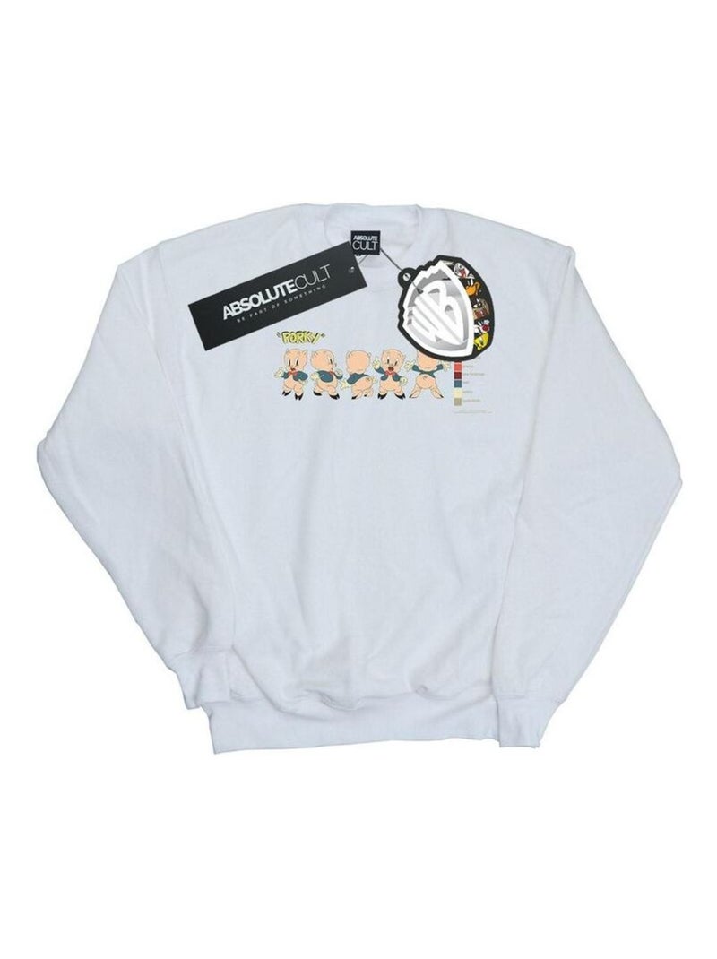 Looney Tunes - Sweat Blanc - Kiabi