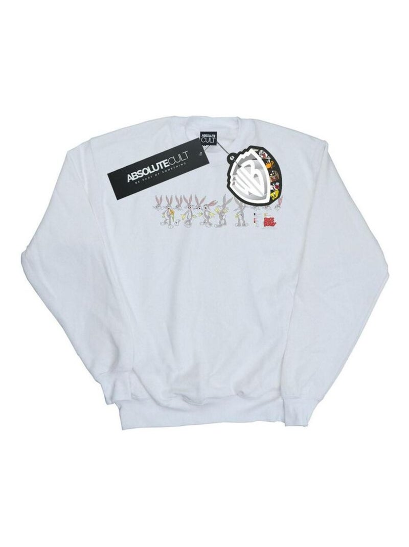 Looney Tunes - Sweat Blanc - Kiabi