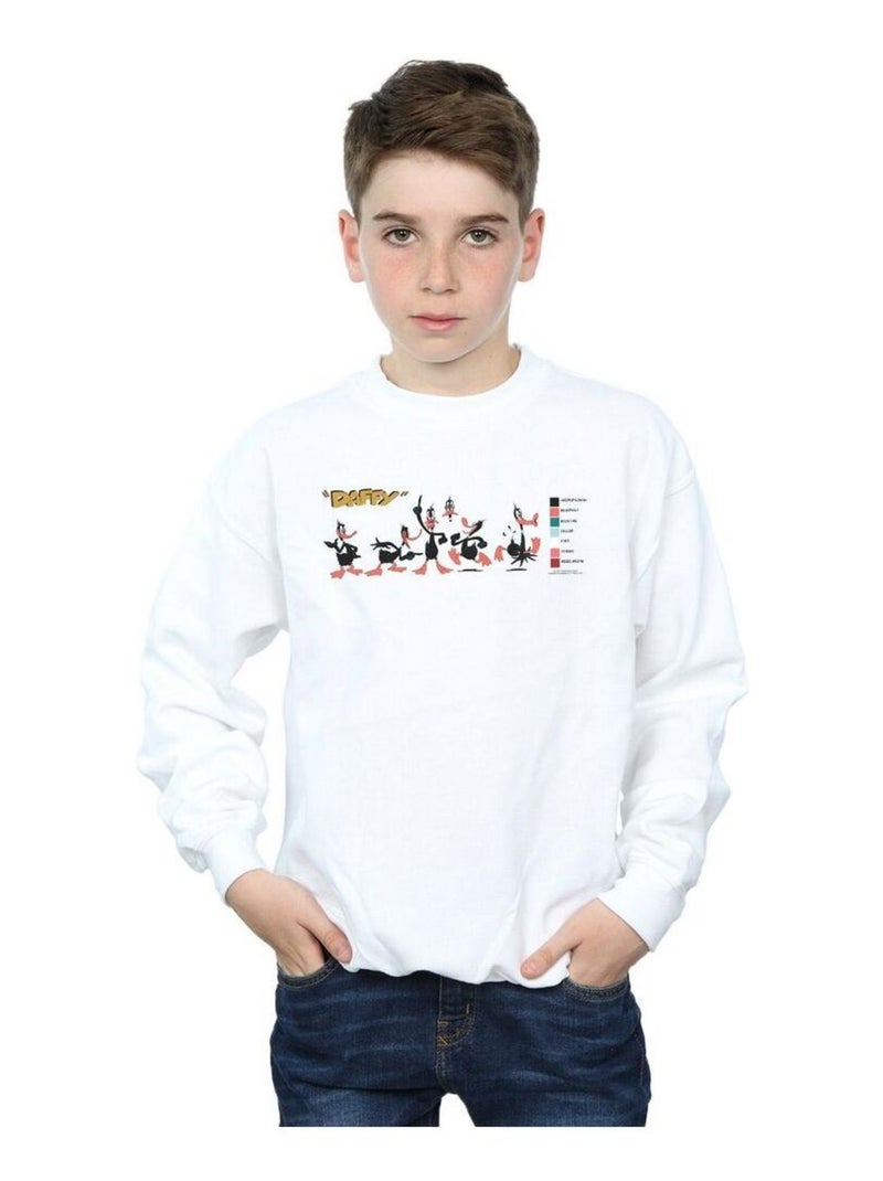 Looney Tunes - Sweat Blanc - Kiabi