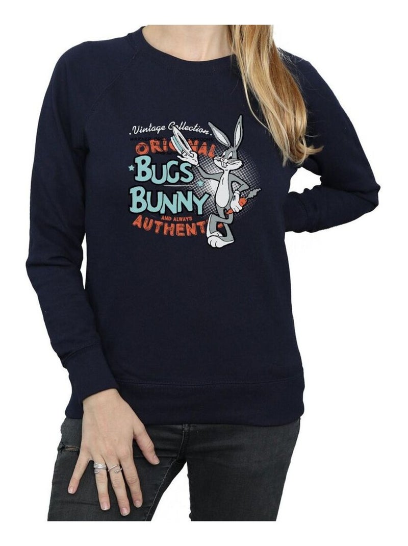 Looney Tunes - Sweat Bleu marine - Kiabi