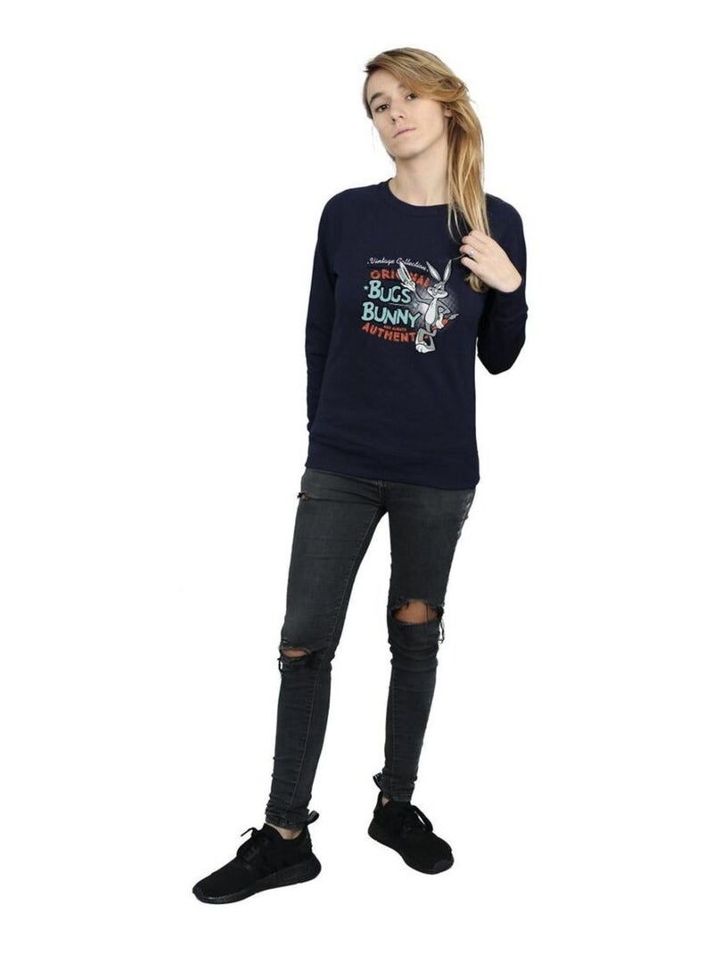 Looney Tunes - Sweat Bleu marine - Kiabi