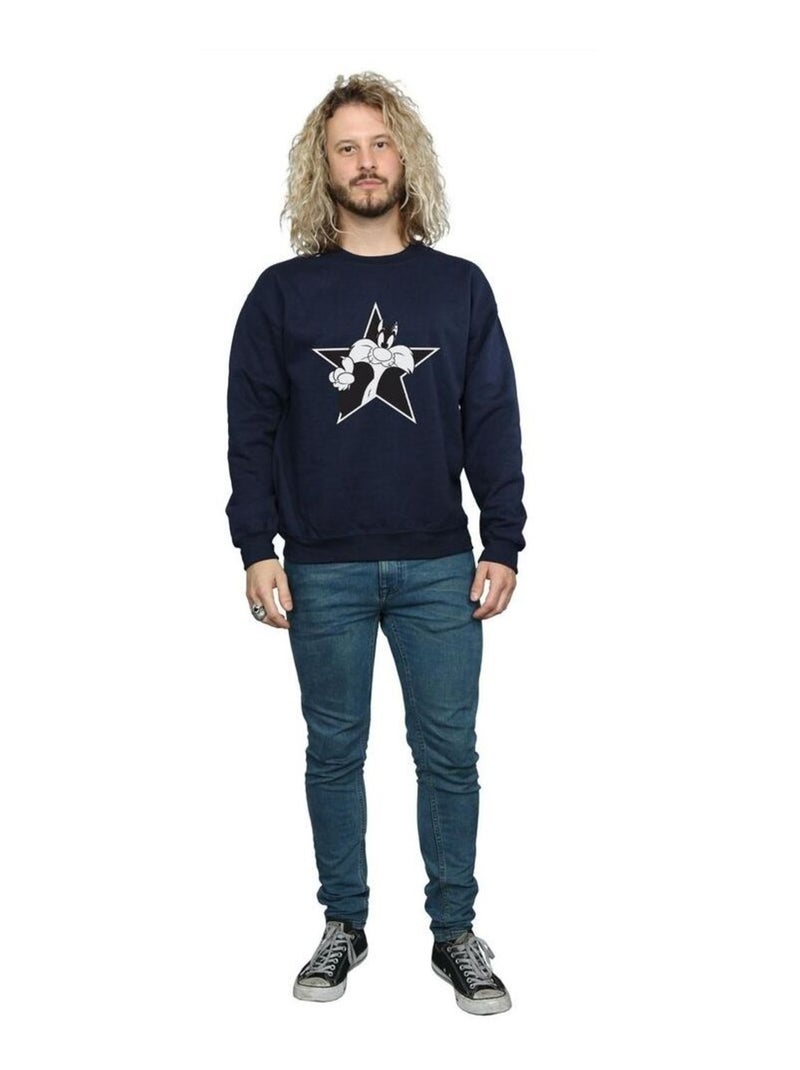 Looney Tunes - Sweat Bleu marine - Kiabi