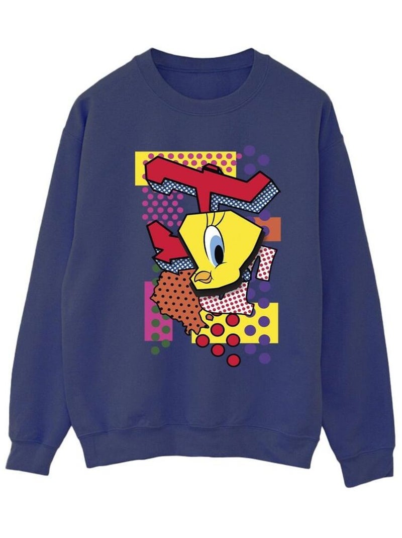 Looney Tunes - Sweat Bleu marine - Kiabi
