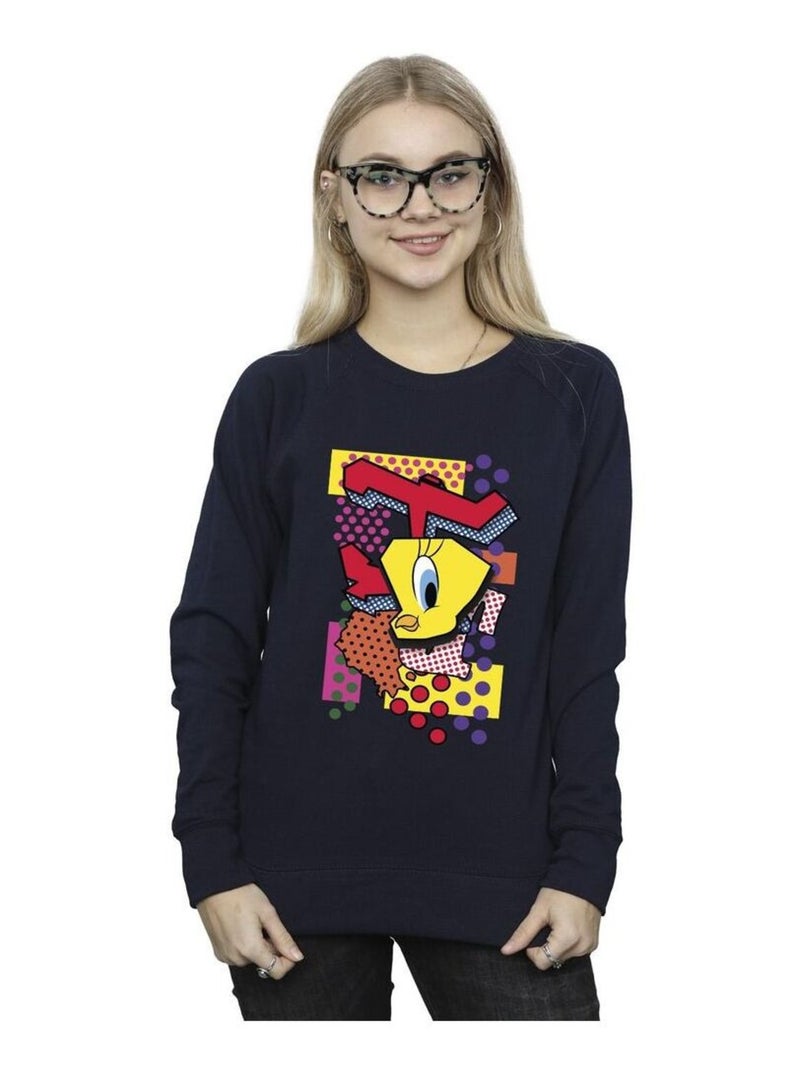 Looney Tunes - Sweat Bleu marine - Kiabi