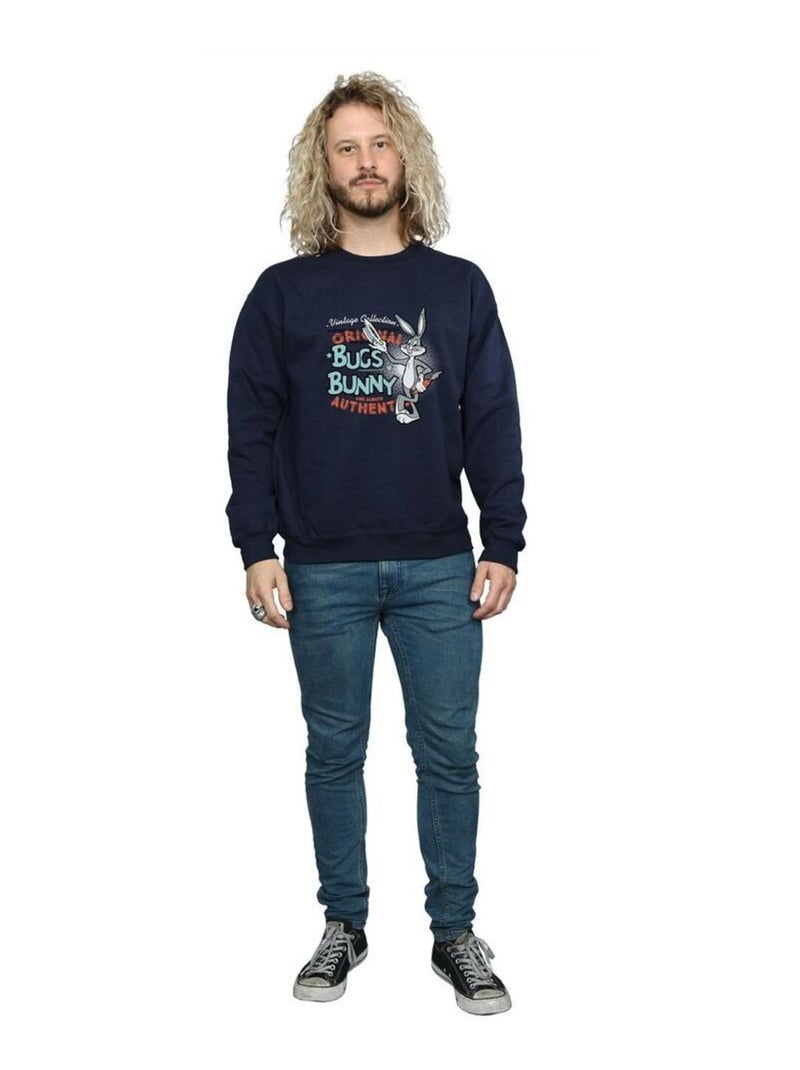 Looney Tunes - Sweat (Bugs Bunny) Bleu marine - Kiabi
