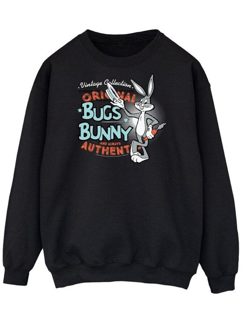 Looney Tunes - Sweat (Bugs Bunny) Noir - Kiabi