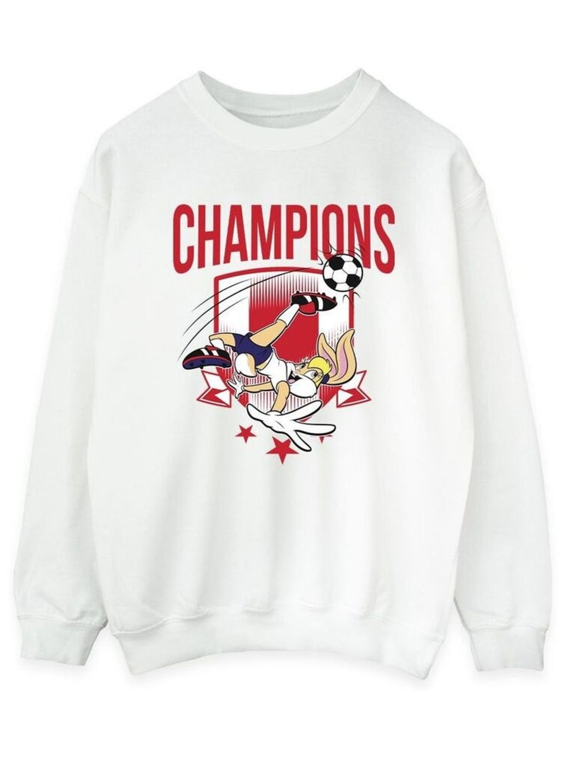 Looney Tunes - Sweat CHAMPIONS Blanc - Kiabi