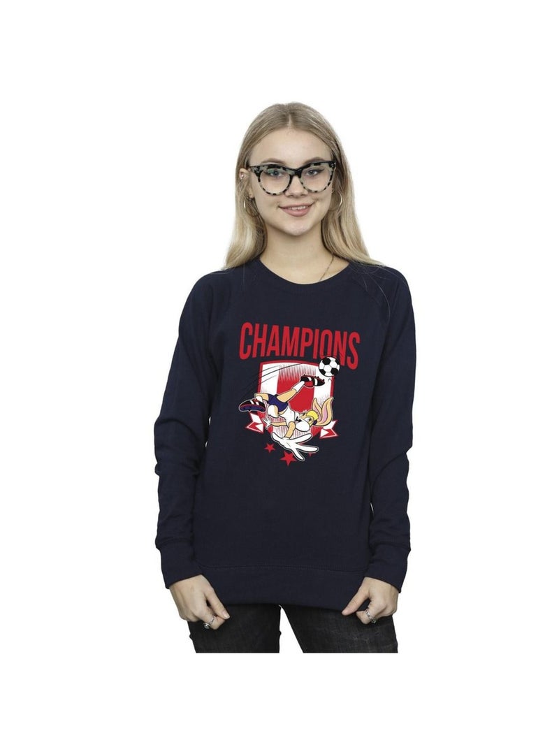 Looney Tunes - Sweat CHAMPIONS Bleu marine - Kiabi