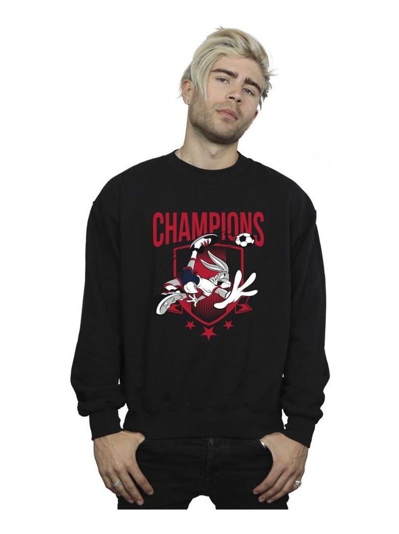 Looney Tunes - Sweat CHAMPIONS Noir - Kiabi