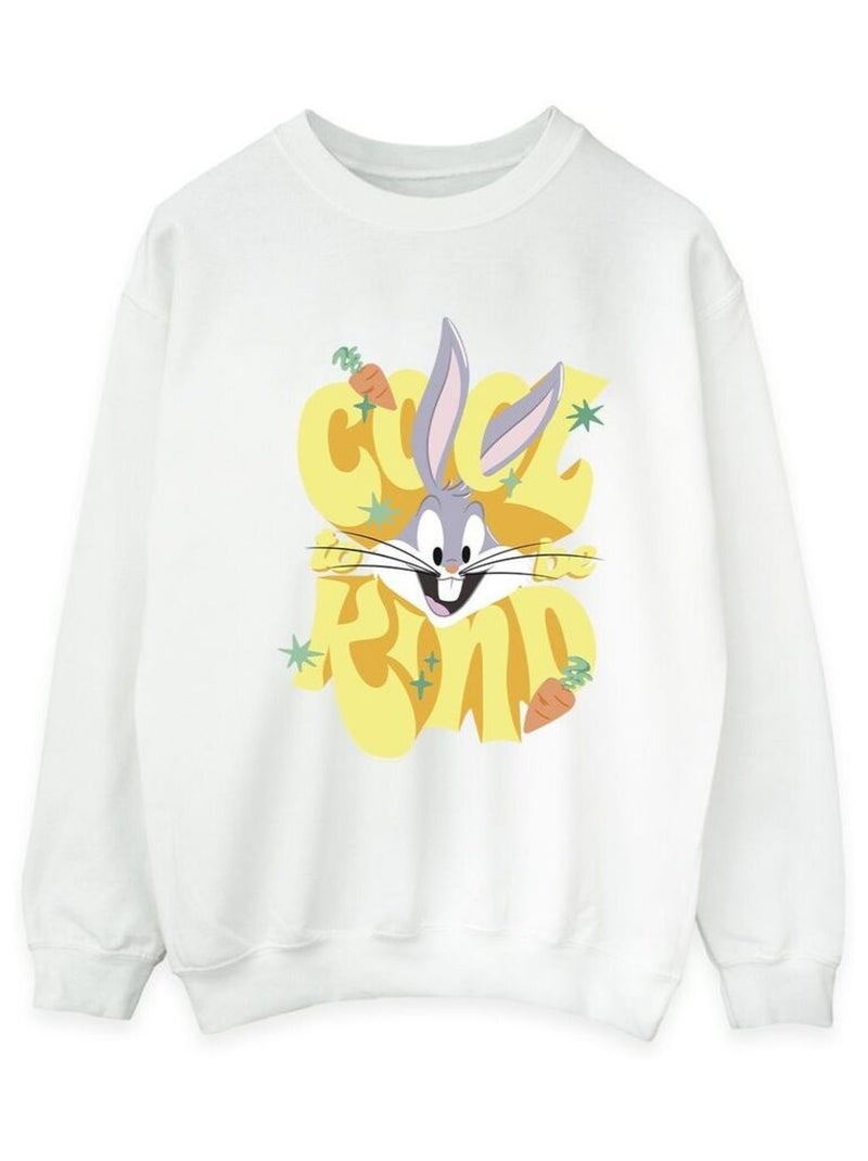 Looney Tunes - Sweat COOL TO BE KIND Blanc - Kiabi