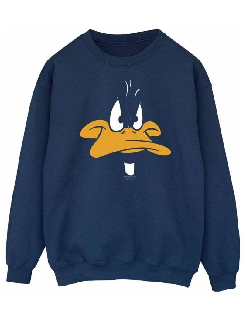 Looney Tunes - Sweat (Daffy Duck) Bleu marine - Kiabi