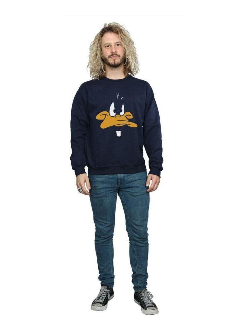 Looney Tunes - Sweat (Daffy Duck) Bleu marine - Kiabi
