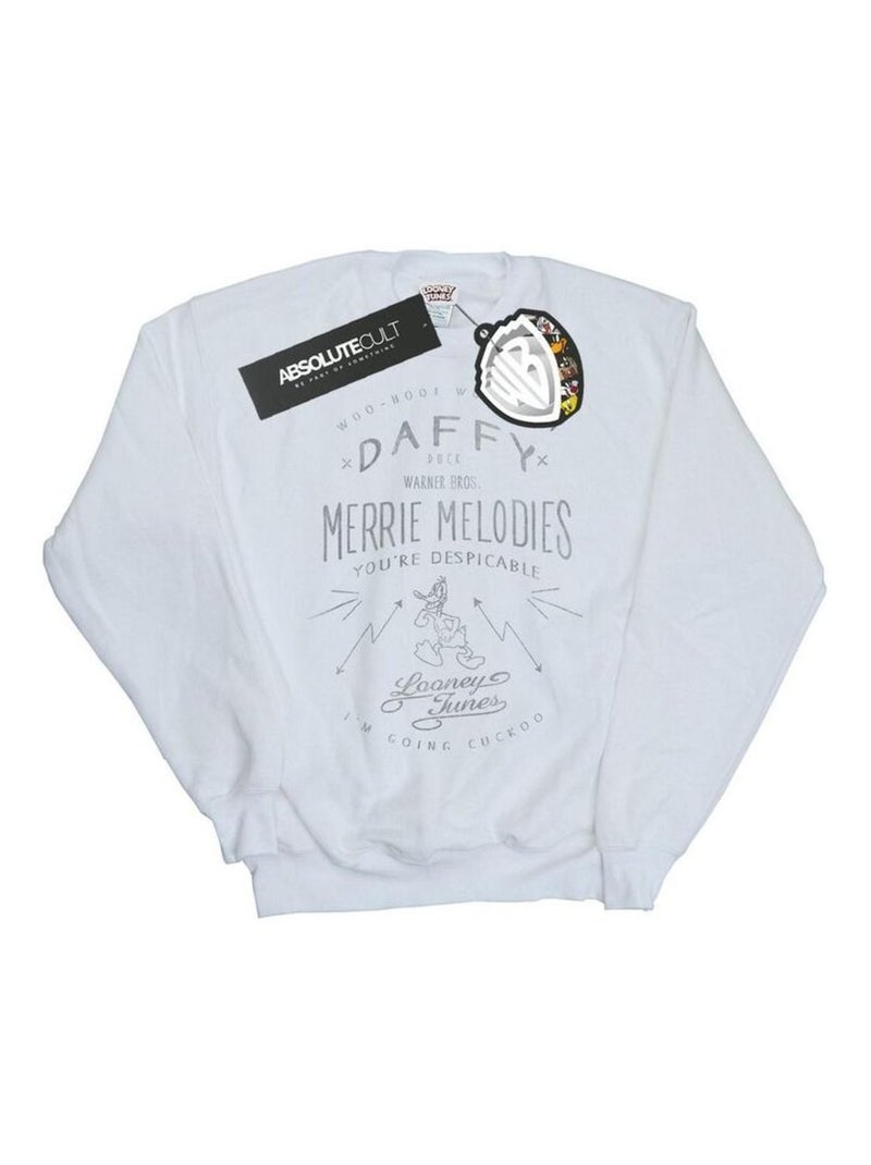 Looney Tunes - Sweat DESPICABLE Blanc - Kiabi